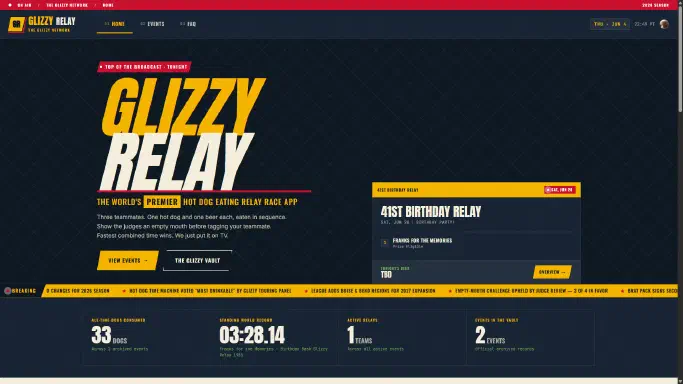 Glizzy Relay screenshot